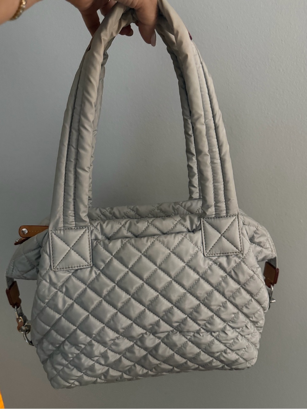 MZ Wallace Gray Medium Tote Bag - Picture 3 of 17